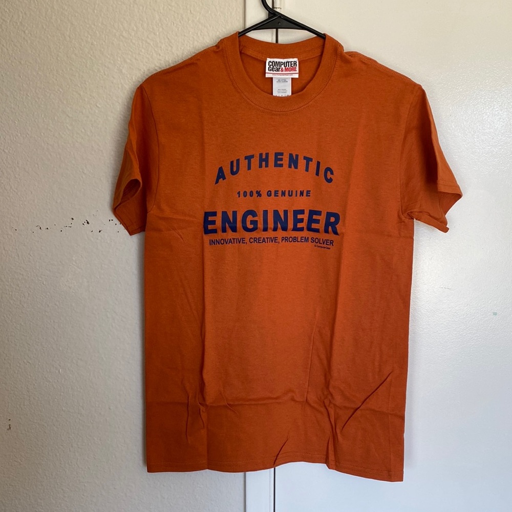 Brand new never worn funny engineer tee for men or women
